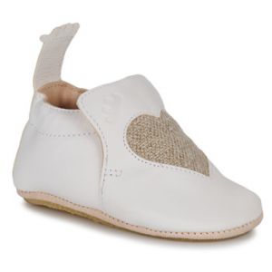 Easy Peasy Chaussons bébé MY BLUBLU COEUR - Couleur 22 / 23 - Taille Blanc