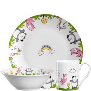 Leonardo Bambini Kindergeschirr Set Einhorn / Panda / Flamingo Geschirr 1 ct (58.49 / 1 ct)
