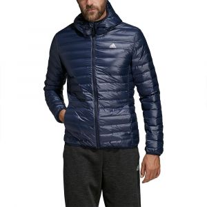 Adidas Doudounes Doudoune Varilite Hooded bleu - Taille EU S,EU M,EU L,EU XL,EU XS