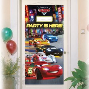 Procos Décoration de porte Cars 152 x 76 cm Taille Unique