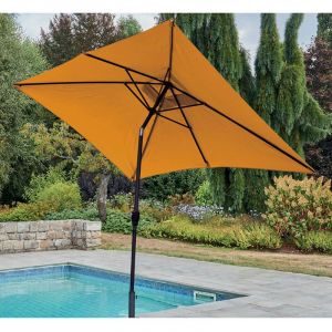 Image de Ozalide Parasol droit rectangulaire 3 x 2 m - gris perle Perle