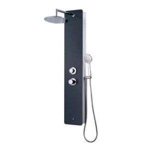 ROUSSEAU Colonne de douche Hydromassante Eris anthracite