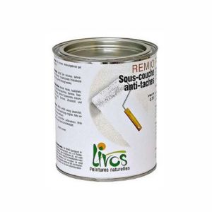 Livos 0.75L-blanc-Sous-couche mur et plafond anti-tache remio intérieur 1L/10m2