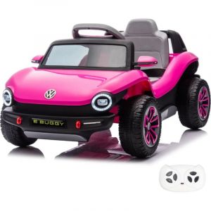 Berghoff Buggy &Eacute;lectrique pour Enfants 12V - Volkswagen E-Buggy - 1 &agrave; 5 ans - Rose