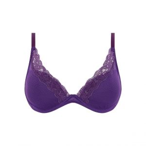 Passionata Soutien-gorge coques plongeant BROOKLYN Violet - Couleur Violet - Taille 85C