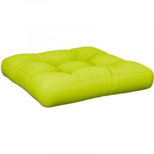 Vidaxl Coussin De Palette Vert Vif 58x58x10 Cm Tissu - Neuf