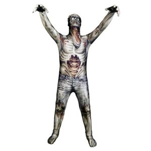 SECONDE PEAU ENFANT ZOMBIE TAILLE 7/9 ANS