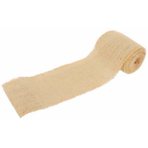 Ruedelafete Ruban Jute Fil d'Or 10cm x 5m