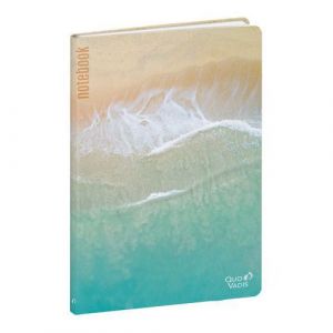 Quo Vadis Carnet 24 recyclé Ligné Respire - 16x24cm - Plage