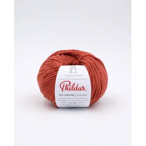 Pelote de fil &agrave; tricoter Cabotine terracotta - Phildar