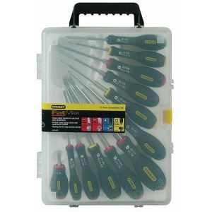 Stanley 0-65-426 - Coffret de 12 tournevis FatMax Phillips et Pozidriv