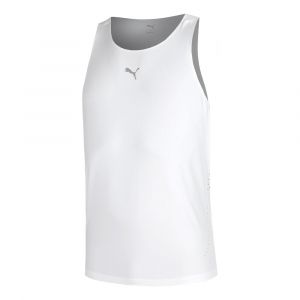 Puma Cloudspun Tank D&eacute;bardeur Tank Top Hommes - Blanc, Taille XL