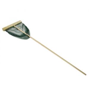 Filet à crevettes XL - EUROCATCH - 40cm Largeur - Manche en Bois 130cm - Filet de fossé - Pêche