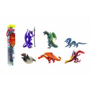 Image de Plastoy Tubo n°2 de 6 figurines dragons