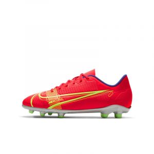 Nike Chaussure de footballà crampons multi-surfaces Jr. Mercurial Vapor 14 Club FG/MG pour Jeune enfant/Enfant plus âgé - Rouge - Taille 38.5 - Unisex