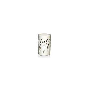 Zen'Arôme Brûle-parfum Forêt - 11 cm x Ø 7 cm - Blanc