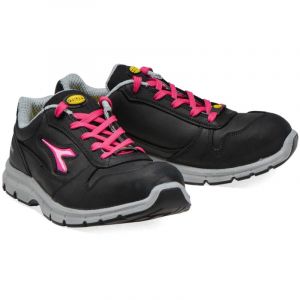 Diadora Chaussures de travail basses femme RUN II S3 SRC ESD Noir / Fuschia 40