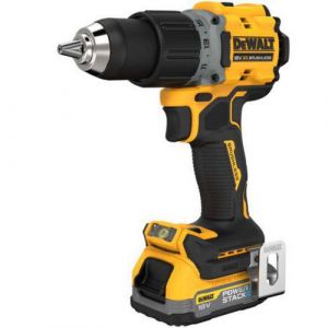 Image de Dewalt Perceuse visseuse compacte XR 18V 1.7Ah Li-Ion brushless Powerstack DCD800E2T-QW