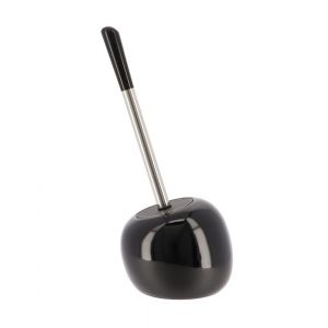 Tendance Brosse WC avec support en Dolomite Noir