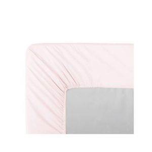 Image de Drap housse b40 percale de coton 90 fils/cm² acier Olana