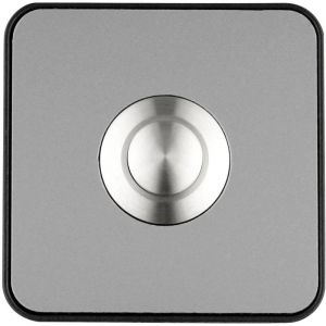 Grothe 64181 Sonnette optique acier inoxydable, noir
