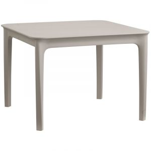 Scab Table de jardin, Table d'appoint d'extérieur - 60x60 - argo Taupe en Plastique design
