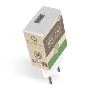 Embout secteur USB 12W 2,4A Blanc