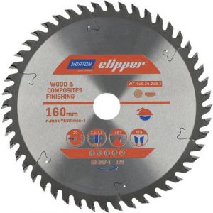 Clipper Norton lames pour scies circulaires / scies sur table, Bois 255x30 24Z