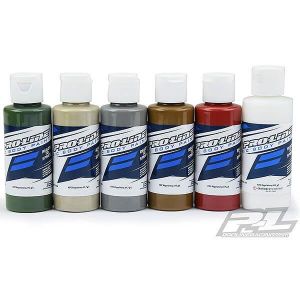 Proline RC Peinture Carrosserie Military Gr. - Sand - Gris - Earth - Mars - Clear