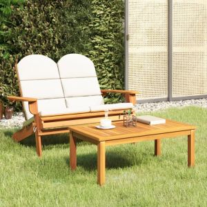 VidaXL Ensemble de salon de jardin Adirondack 2 pcs bois acacia solide 360042