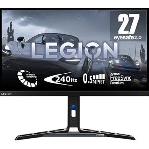 Lenovo Ecran PC Legion Y27f-30 27 inch FHD Pro Gaming Monitors (IPS Panel, 280Hz (OD), 0.5ms MPRT, HDMI 2.0, DP 1.4, FreeSync Premium, Speakers, EyeSafe) - Tilt/Swivel/