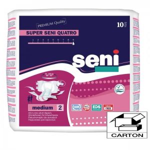 Seni Super Quatro, taille Medium - Carton 80 changes complets