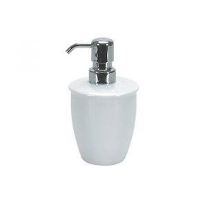 Spirella ATLANTA Distributeur de savon - 15,5 x 9,5 x 8,5 cm - Blanc