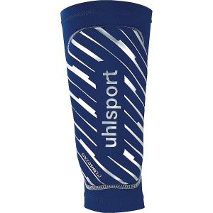 Uhlsport Protège-Tibias Speedshield - Bleu Marine, pointure Large - Bleu - Taille Large