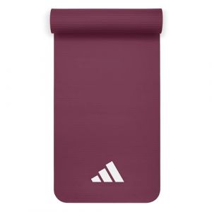 Adidas Tapi de yoga de fitness fitness mat - 10mm - grenat