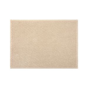 Olivier Desforges Tapis de bain en coton beige 60 x 120 cm