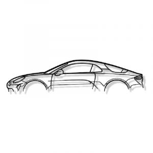 Décoration Murale Shape.paris Alpine - Alpine A110 Noir 100cm