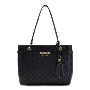 Guess Bolso de Mano Idra Charol Logotipo 4G Negro | Comprar