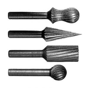 Bosch 1609200314 - Fraises pour travail à main levée, set de 4 pièces 13, 13, 13, 13 mm