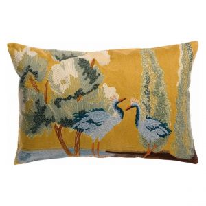Declikdeco Coussin brodé Lola Multico