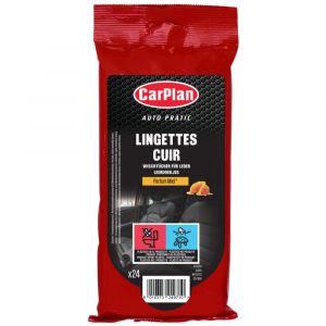 Lingettes cuir Miel - Carplan Auto Pratic