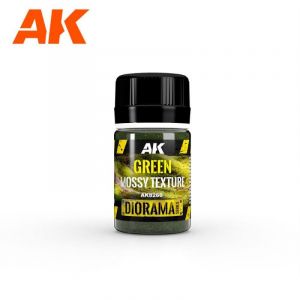 AK INTERACTIVE: Green Mossy Texture 35ml - Décors et matériaux dioramas - AK8260
