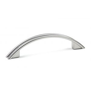 Poign&eacute;e de meuble Fiona 96 chrome mat + vis