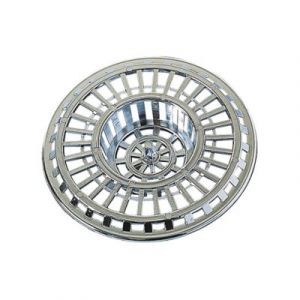 Wirquin 30723217 Grille plate pour évier Ø70, chromé