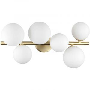 Ideal lux Plafonnier PERLAGE 6xG9/3W/230V doré/blanc