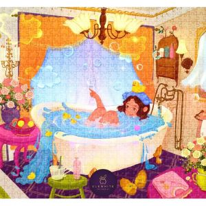 Puzzle 1000 pièces : Vintage Éclaboussure