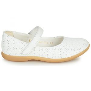 Kickers Ballerines enfant AMBELLIE Blanc - Taille 28,29,30,31