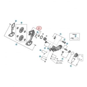 Shimano Chape externe pour dérailleur xtr m9100 - chape longue