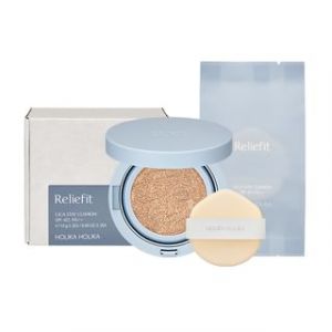 Holika Holika Reliefit Cica Stay Cushion Set - 3 Colors #01 Pure Vanila