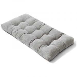 Bananair - Matelas Futon - 90x190 cm Gris clair